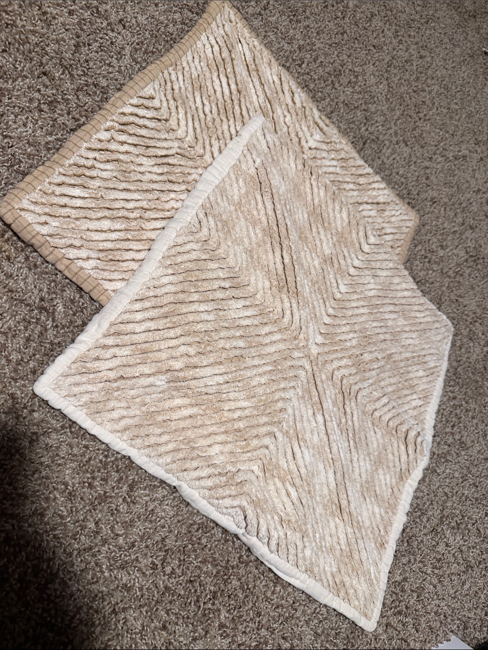 Soft stylish pillow cover set of 2 - EUC!